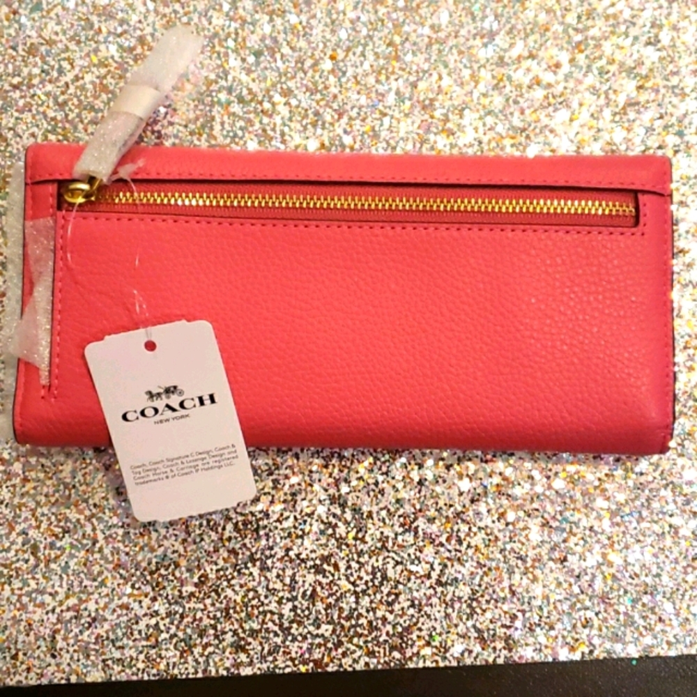 Coach Soft Trifold Wallet - Picture 2 of 3